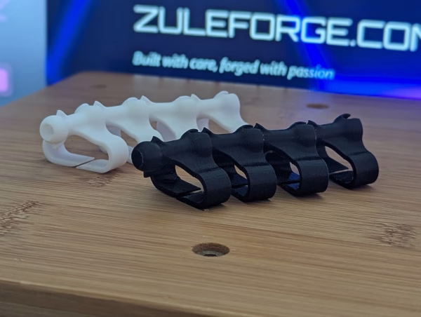 Vertebrae-Style Cable Clamp Sleeves by ZuleForge