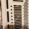 3D printed snap-fit PCIe slot covers installed in unused vertical GPU slots of NR200