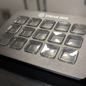 Close-up of electronics device with detachable USB-C connector mod